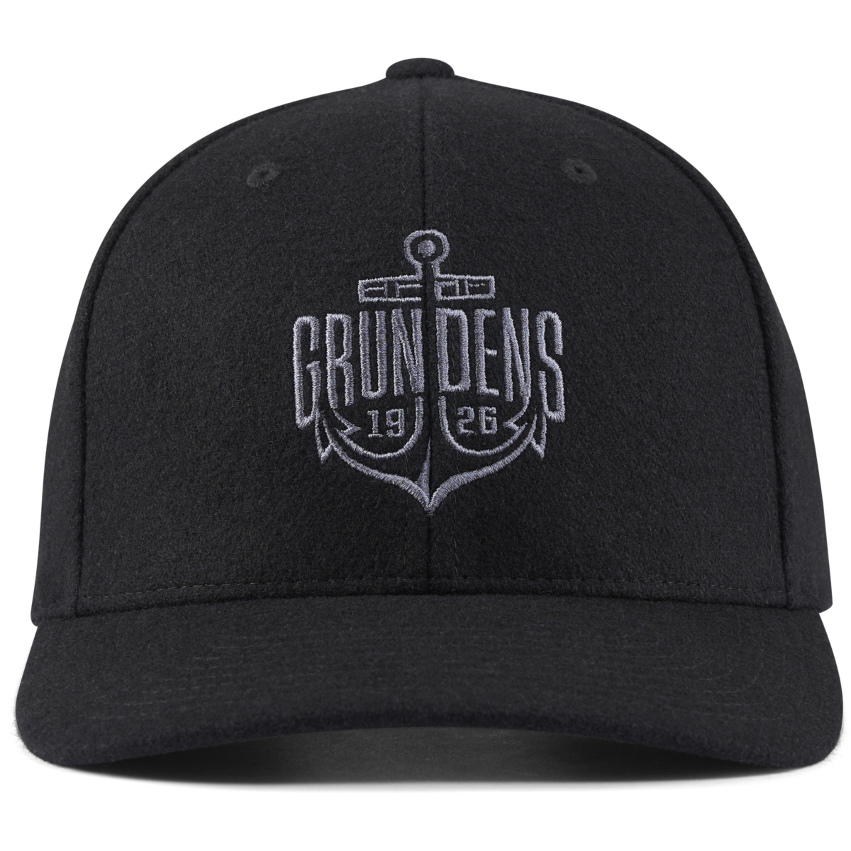 Logo Anchor Wool Trucker