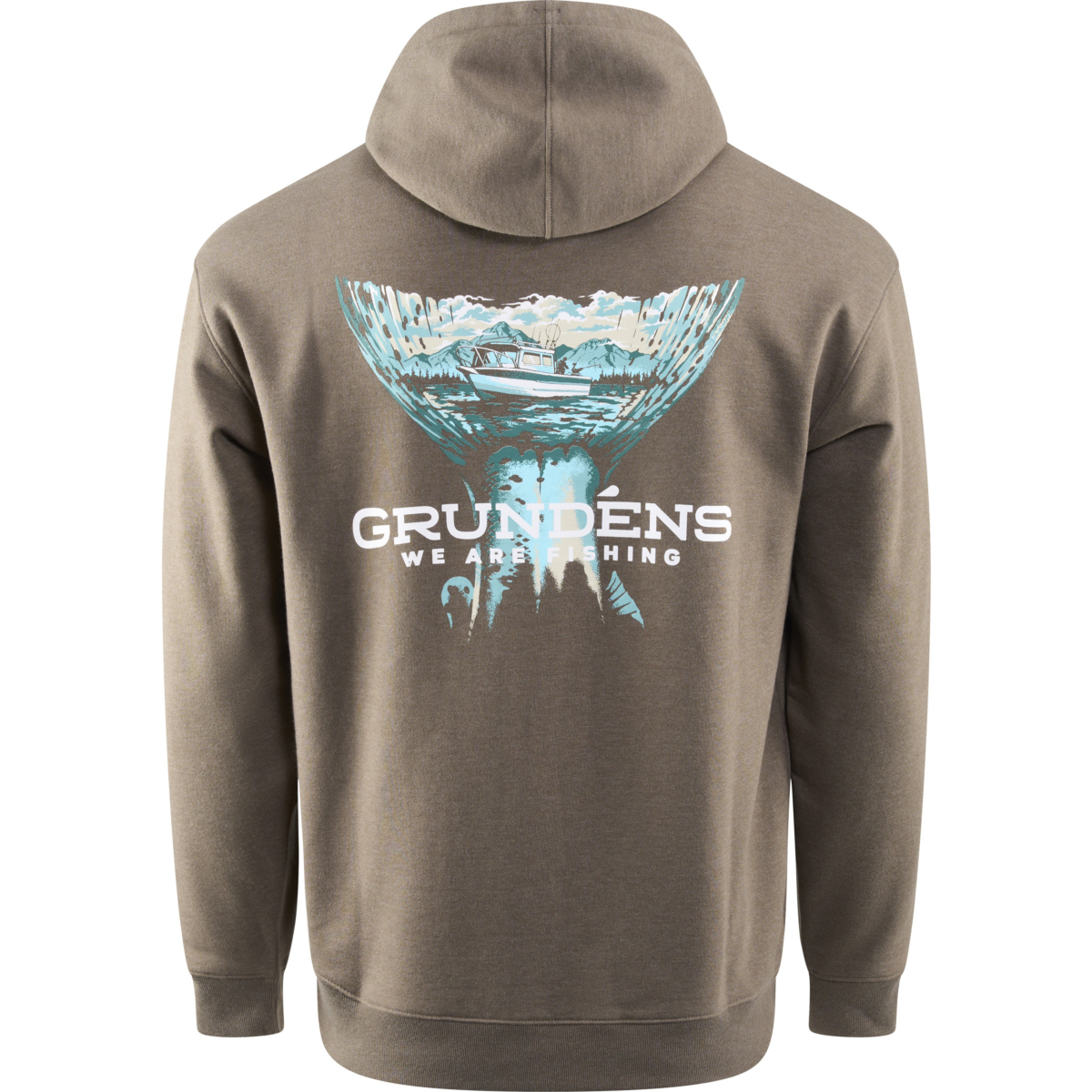 Salmon Tailscape Hoodie