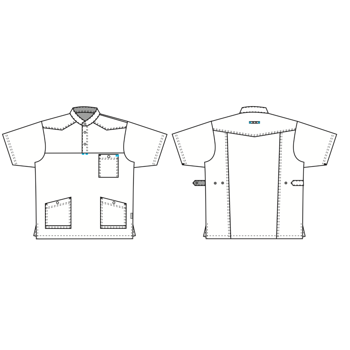 Unisex-Shirt/Tunika Flair