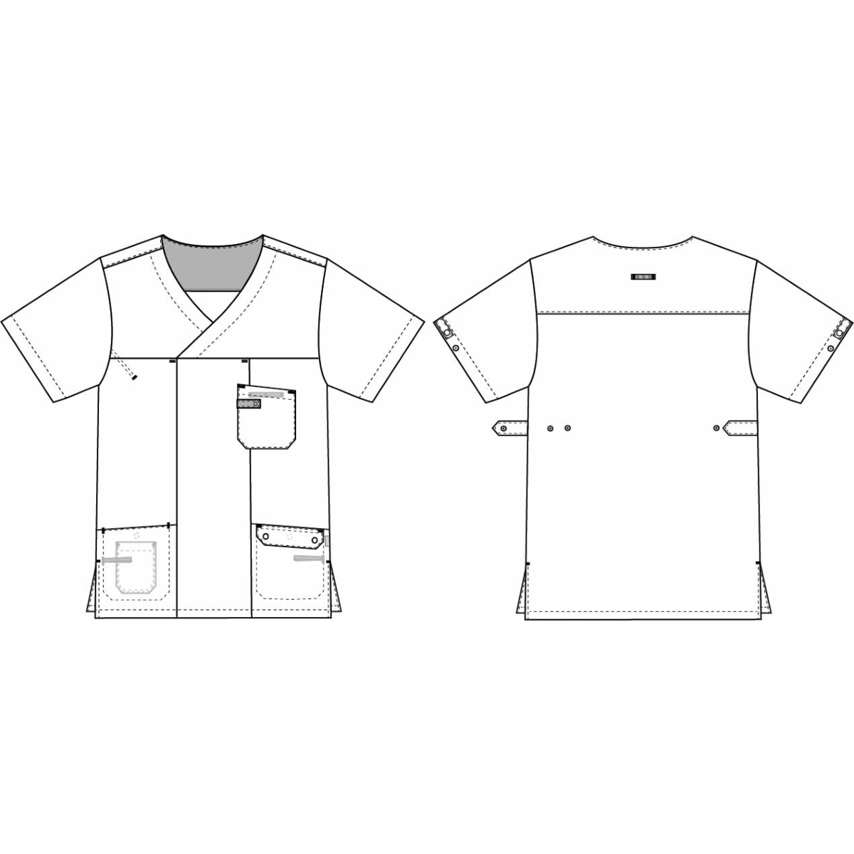 Lässiger und sportlicher Unisex-Kittel in leichter Qualität, Picnic