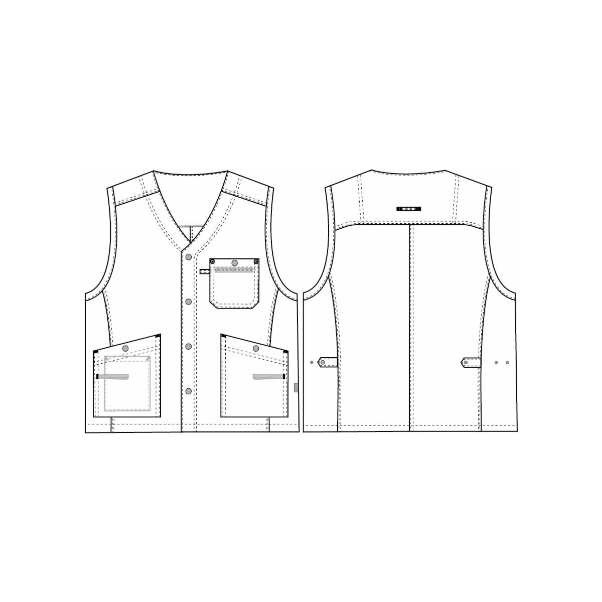 Unisex-Weste, super cool