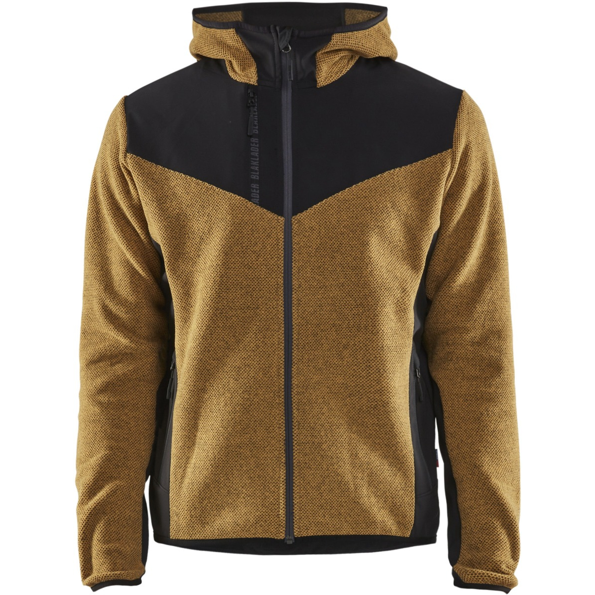 Gestrickte Jacke mit Softshell