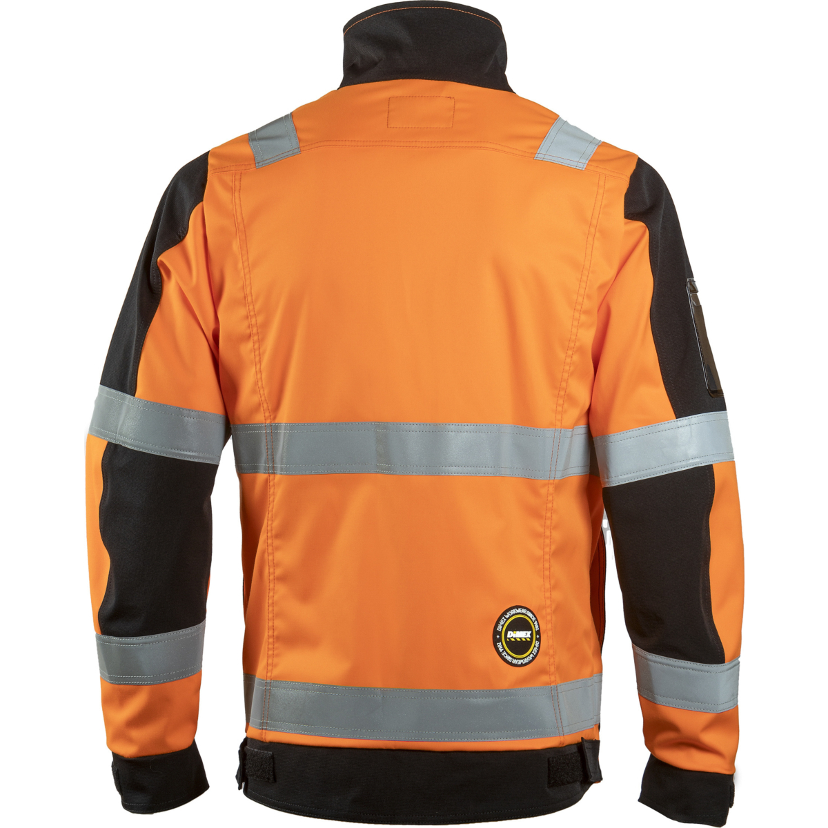 6134 Sicherheitsjacke weiß-orange