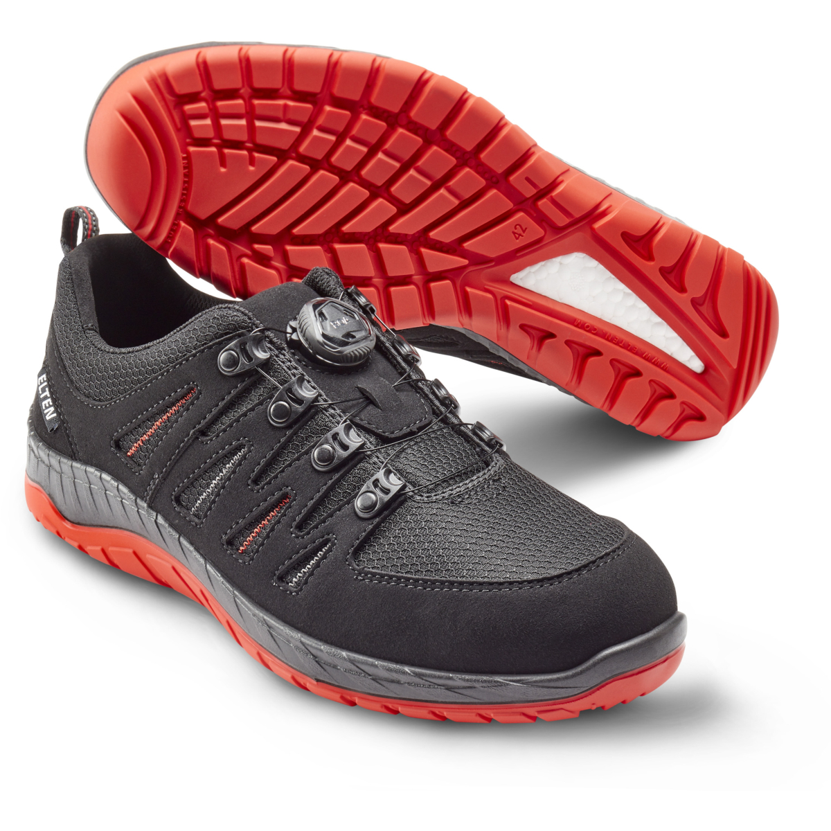 729151 Maddox BOA® Schwarz-Rot Niedrig