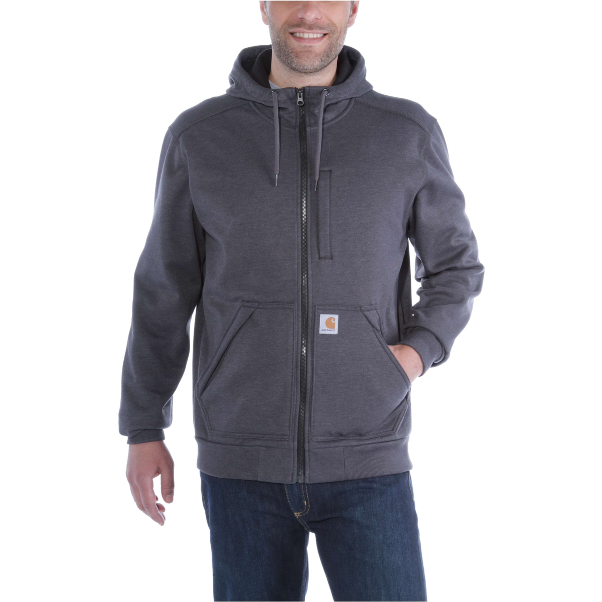 Windfighter®-Sweatshirt mit entspannter Passform und mittelschwerem Reißverschluss