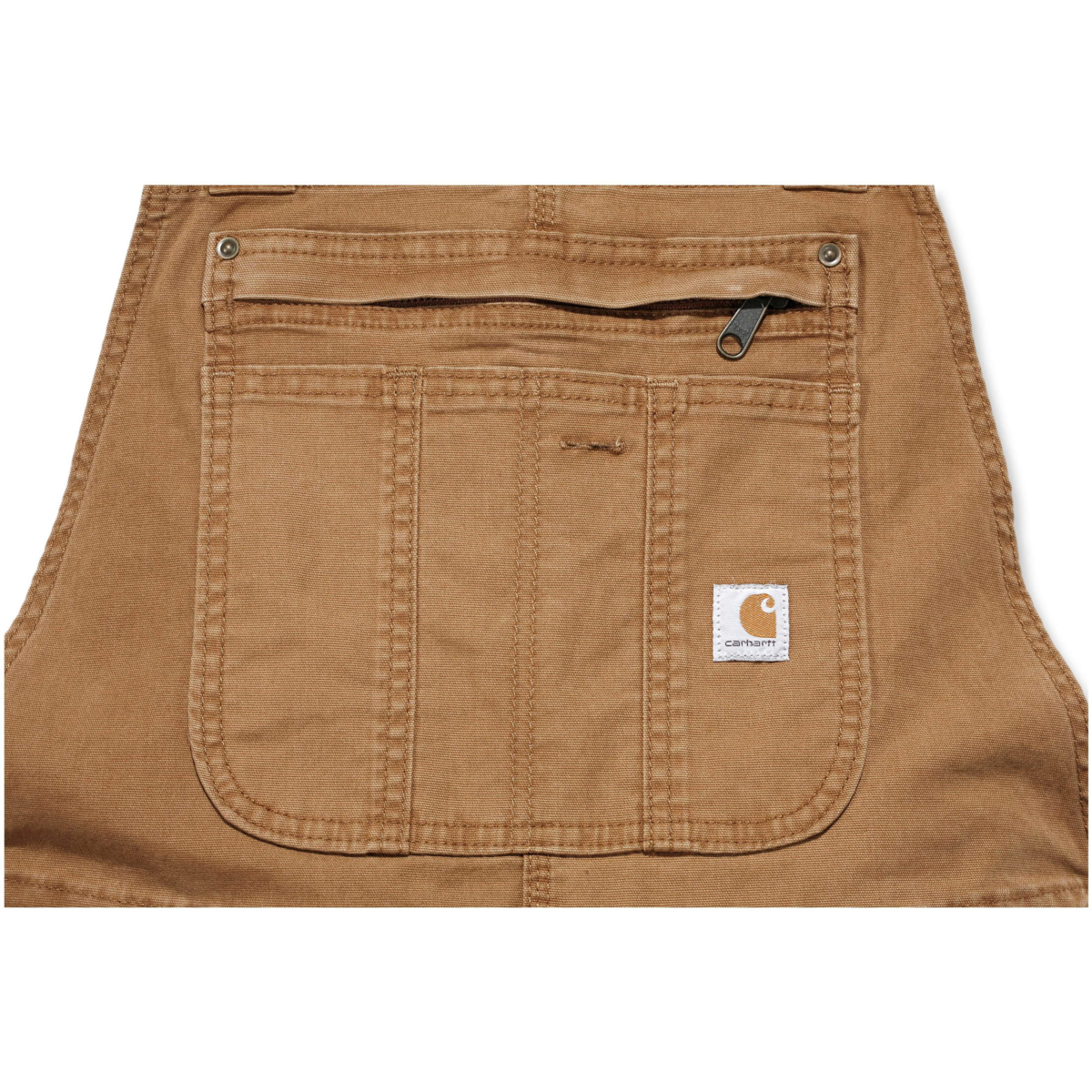 Robuster Flex®-Leinen-Latzoverall mit lockerer Passform