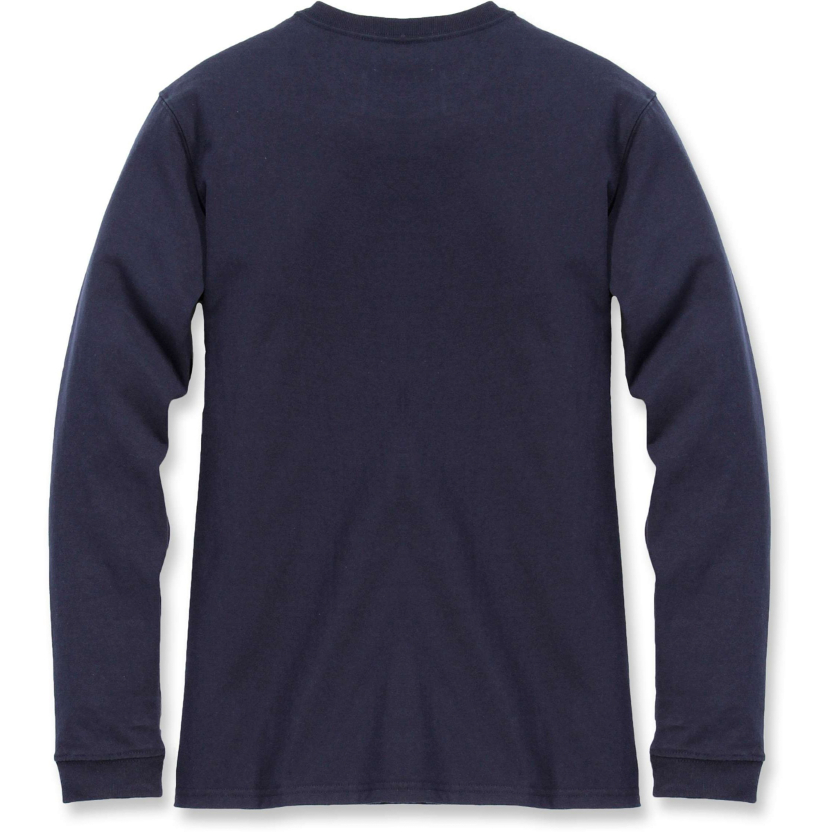 Locker geschnittenes, schweres Langarm-T-Shirt mit Taschen