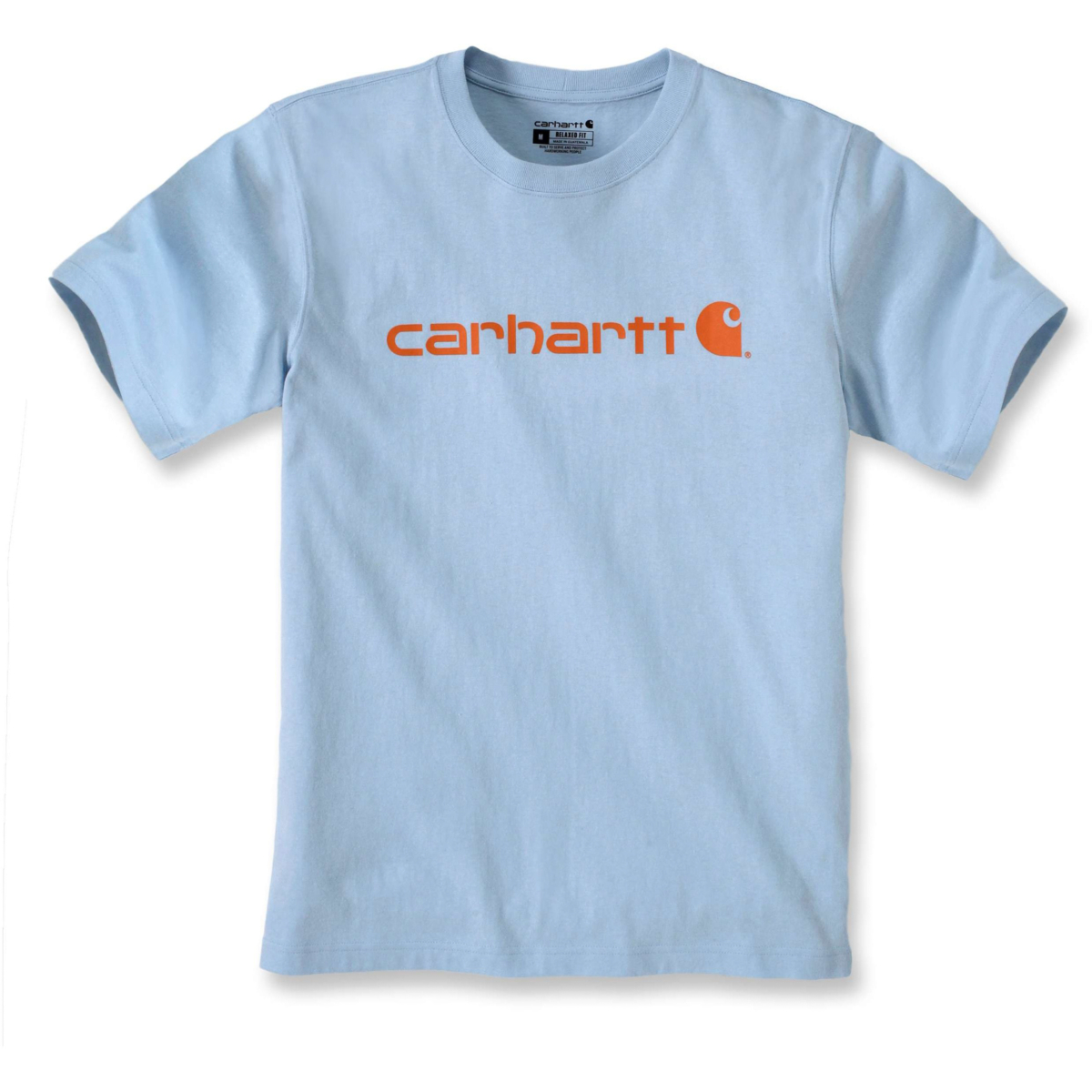 Locker geschnittenes, schweres Kurzarm-T-Shirt mit Logografik