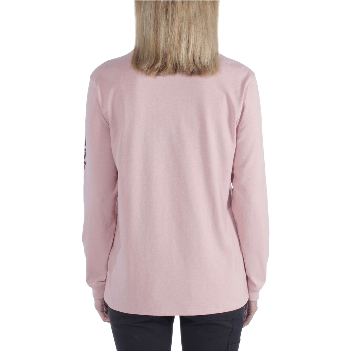 Locker geschnittenes, schweres Langarm-T-Shirt mit Logo-Ärmeln und Grafik