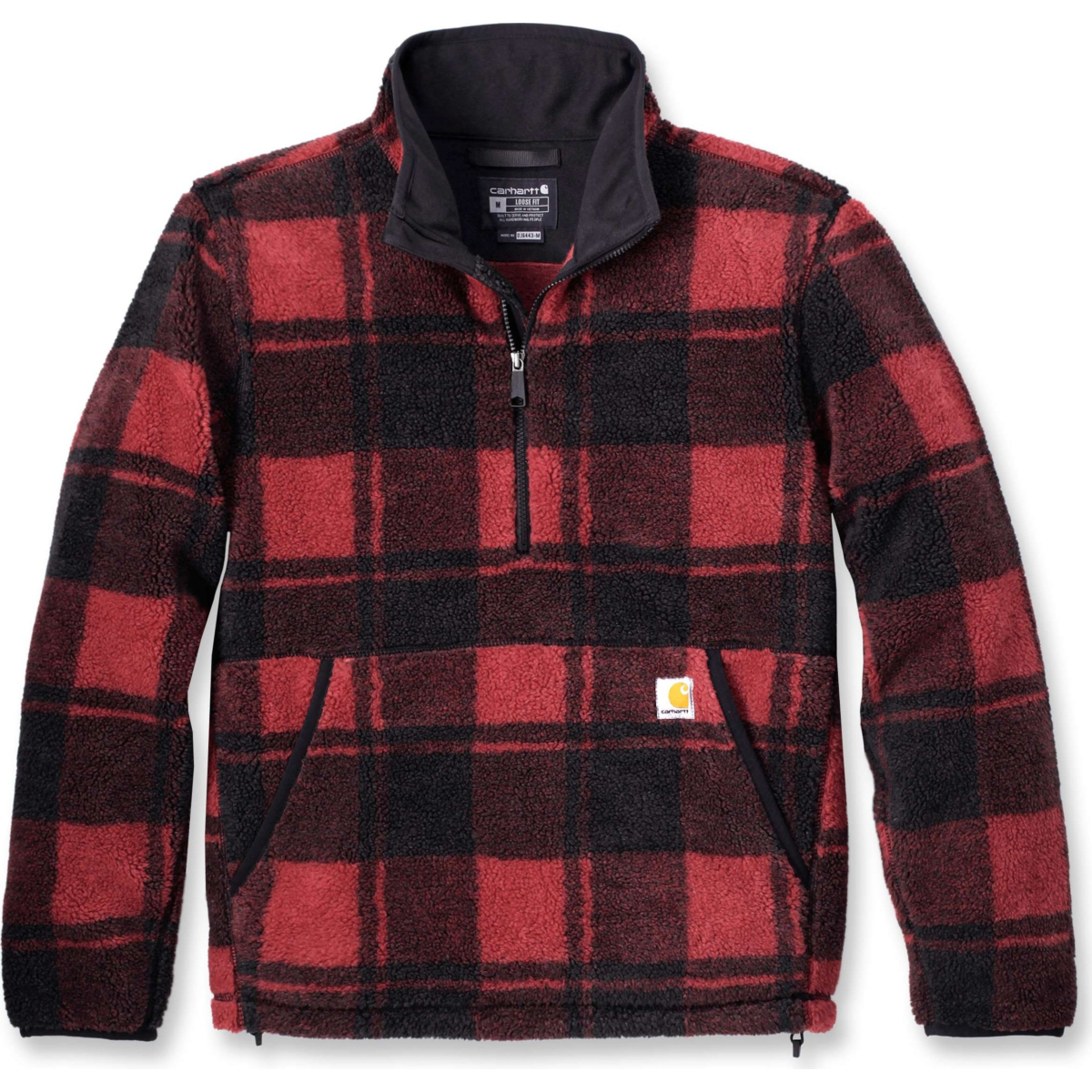 Fleecepullover mit lockerer Passform