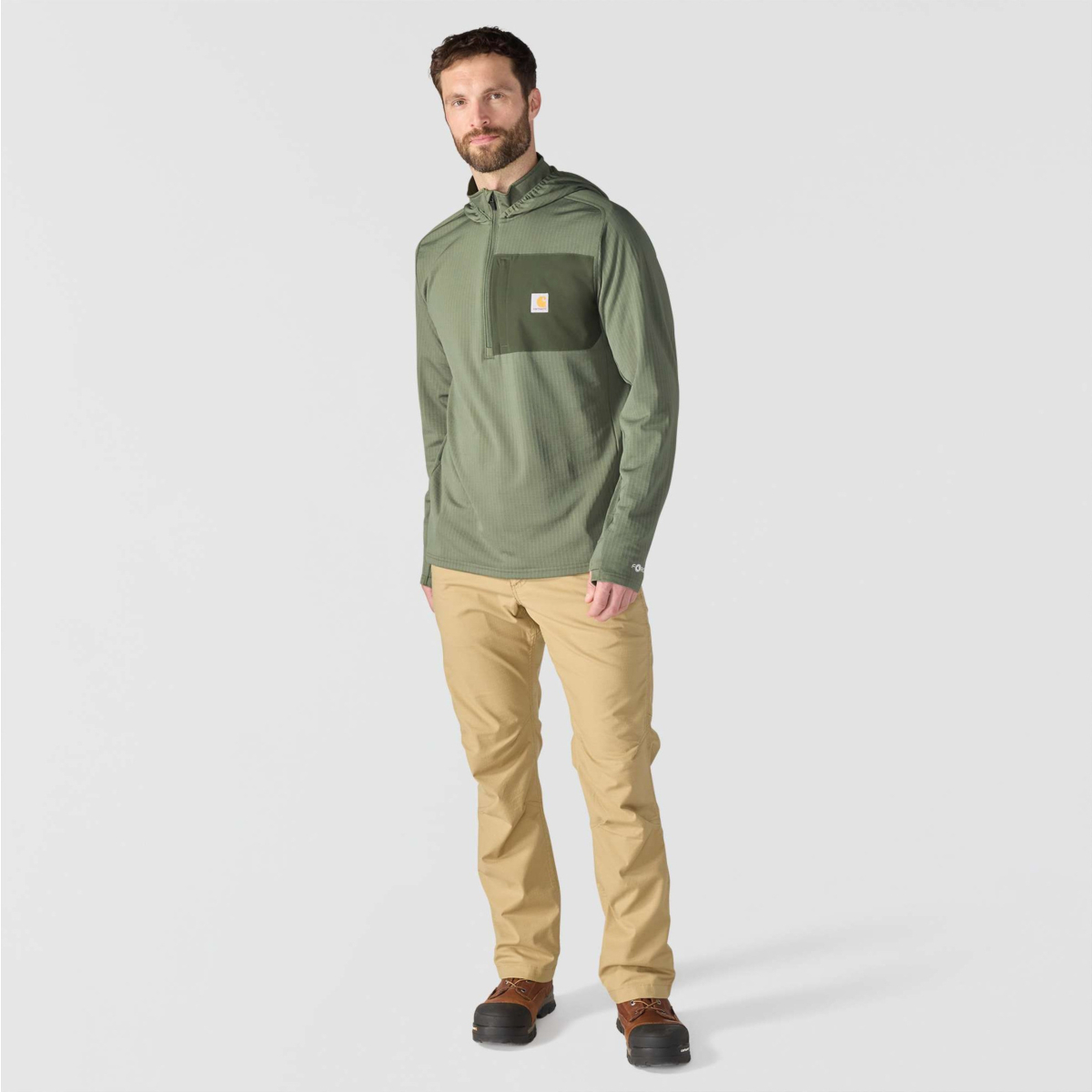 Carhartt Force™ Ironwood Relaxed 1/2-Zip Hoodie