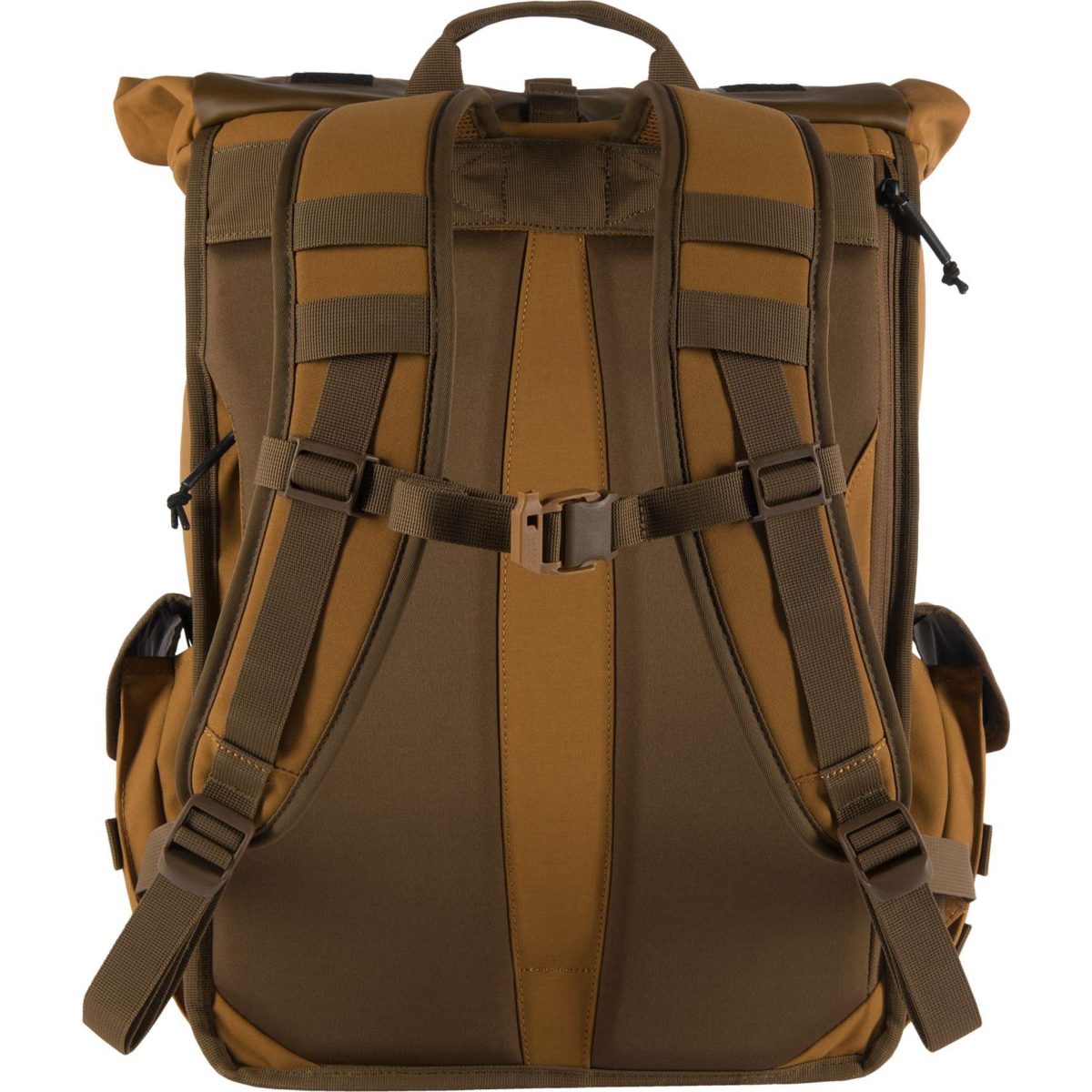 40L Nylon Roll-Top Backpack