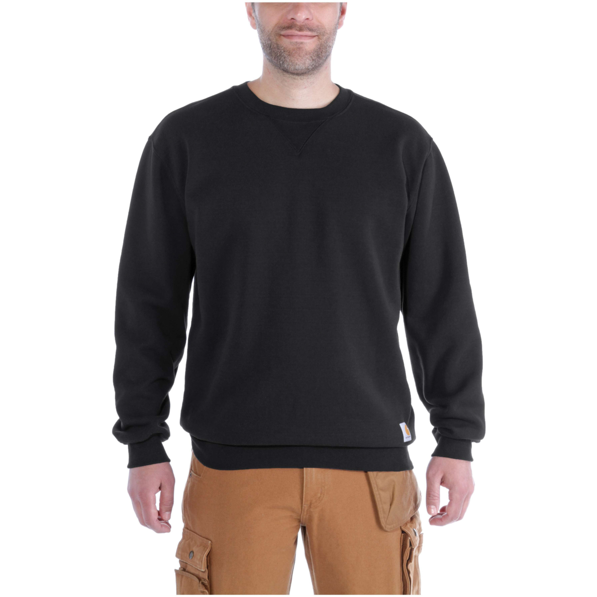 Locker geschnittenes, mittelschweres Sweatshirt mit Rundhalsausschnitt