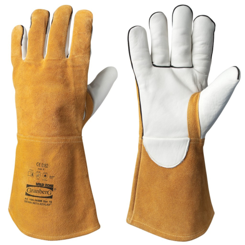 Schweißerhandschuhe, 6 Paar