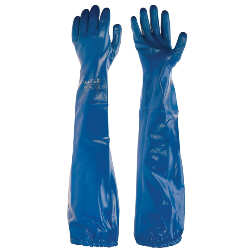 Chemikalienbeständige Winterhandschuhe aus Nitril, 6 Paar