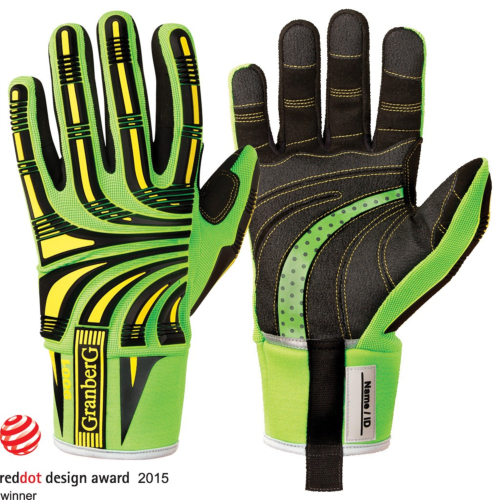 Schnittfeste Handschuhe mit Aufprallschutz, 6 Paar