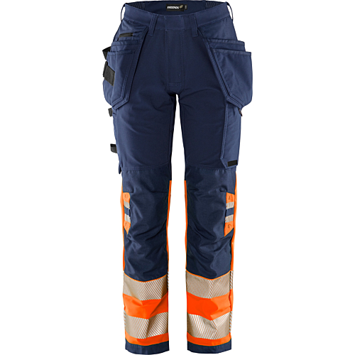 Warnschutz-Stretchhose für Damen in Grün, Klasse 1, 2663 GSTP