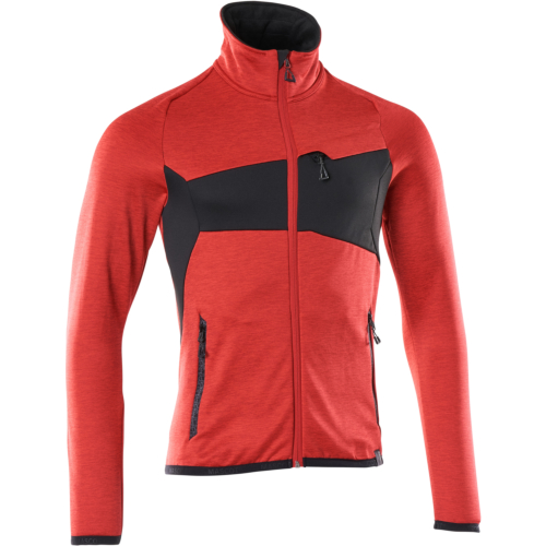 Fleecepullover mit Reißverschluss