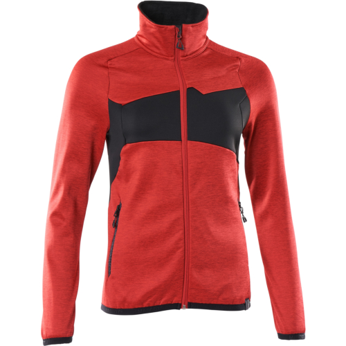 Fleecepullover mit Reißverschluss