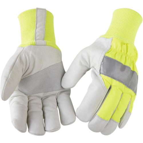 Mit Arbeitshandschuhen gefüttert