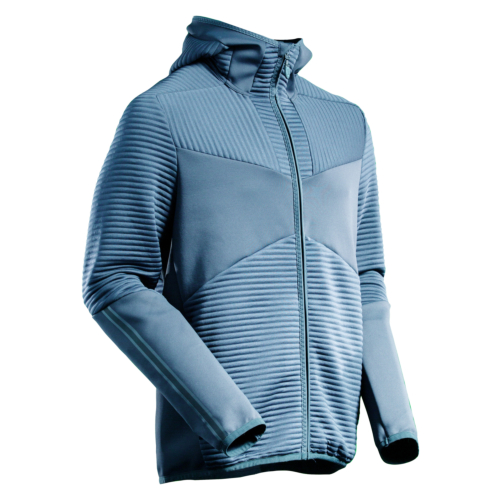 Fleece-Hoodie mit Reißverschluss