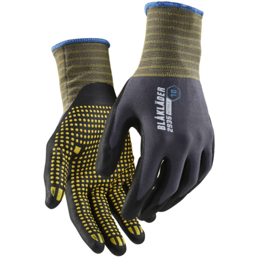 Mit Nitril getränkte Arbeitshandschuhe mit Punktgriff, 12 paar