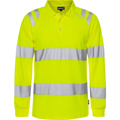 Warnschutz-Langarm-Poloshirt Klasse 3 7864 GPST