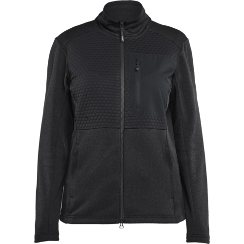 Sweatshirt mit durchgehendem Reißverschluss für Damen