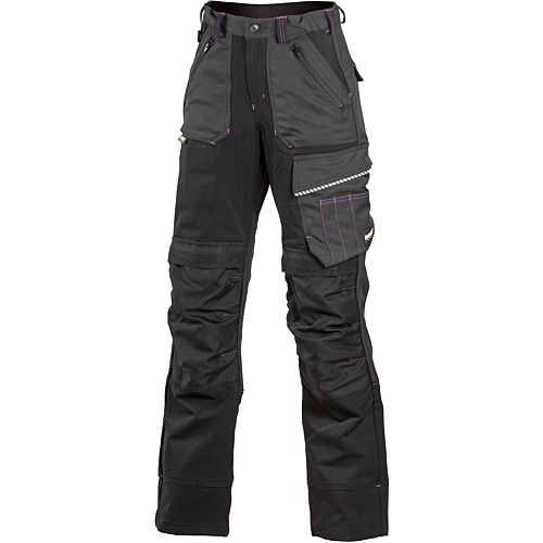 Damen-Superstretch-Hose mit Kniepolstertaschen 6143