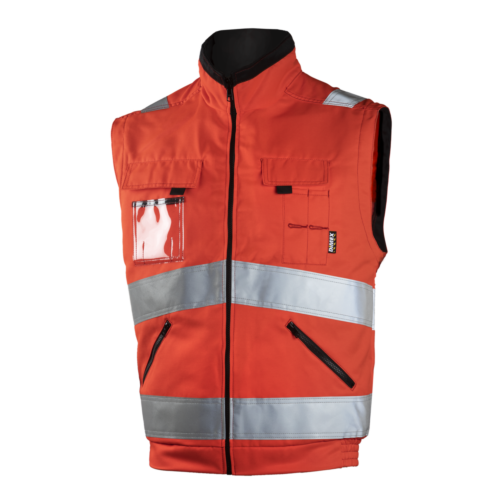 Hv-rote Sicherheitsweste 6740LU