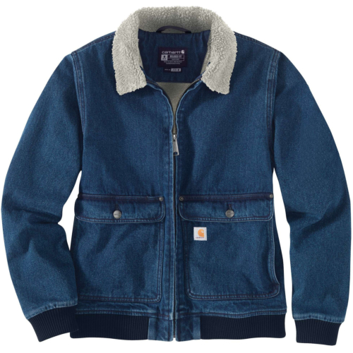 Robuste Flex®-Jeansjacke mit Sherpa-Futter und entspannter Passform