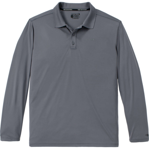Carhartt Force Sun Defender™ Relaxed LS Logo Polo Shirt