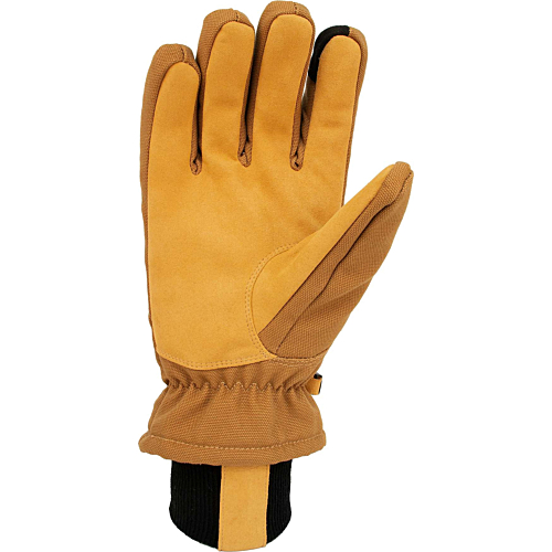Insulated Duck/Synthetic Leather Knit Cuff Glove