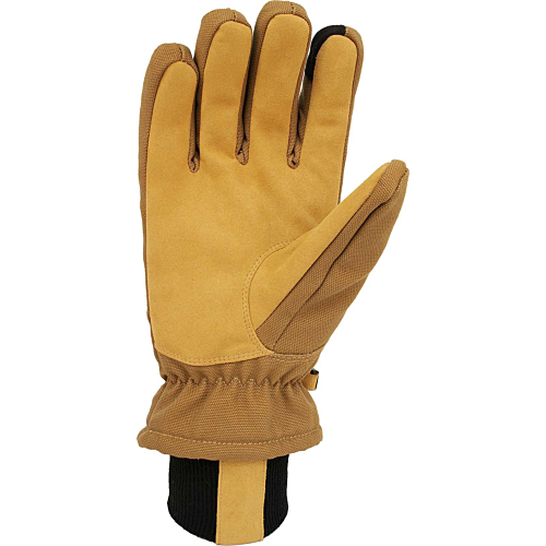 Women's Insulated Duck/Synthetic Leather Knit Cuff Glove